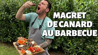 RECETTE DE NORBERT  MAGRET DE CANARD AU BARBECUE [upl. by Balliol]