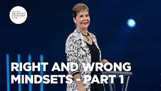 Right and Wrong Mindsets  Part 1  Joyce Meyer  Enjoying Everyday Life Teaching [upl. by Guss]