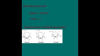 Cours de Biochimie structurale partie 5  propriétés physiques et chimiques des oses [upl. by Belayneh424]