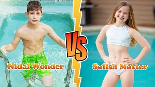 Salish Matter VS Nidal Wonder Transformation 2024 ★ From Baby To Now [upl. by Zachar]