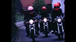 MotorradFilm von 1974 Super 8  Filmkamera Beaulieu 4008 ZM  Motorcycle Road Movie [upl. by Trebma]