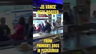 JD Vance KICKED OUT of Restaurant in PITTSBURGH PA [upl. by Rowland532]