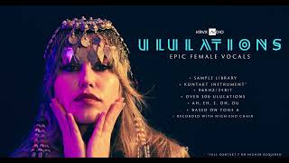 TRAILER 2  Epic Female Vocals ULULATIONS  Sample Library and Kontakt Instrument [upl. by Aenert841]