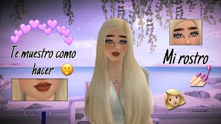 Te enseño a hacer mi rostro 💅🏻 Avakin Life  Anita Life ♡︎ [upl. by Vera]