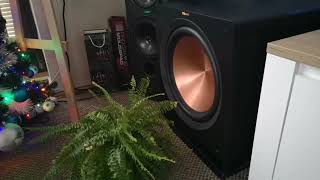 Subwoofer Klipsch R115 SW in action bass test [upl. by Akibma765]