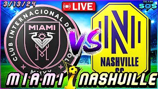 Inter Miami vs Nashville GAME AUDIO  CONCACAF Champions Cup [upl. by Kcirddahc]