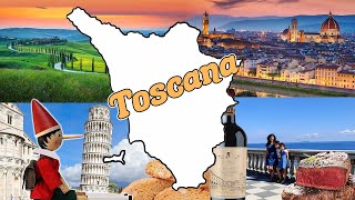 🥩🍷 LA TOSCANA  Le Regioni dItalia Geografia 📚🌍 [upl. by Masera976]