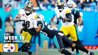 Pittsburgh Steelers vs Carolina Panthers  2022 Week 15 Game Highlights [upl. by Attesoj]