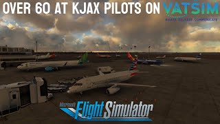 SUPER BUSY ON VATSIM MSFS FULL FLIGHT WITH ATC REAL PILOT [upl. by Huberty928]