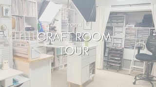 2024 Craft Room Tour Jessica Grace [upl. by Eizzo]