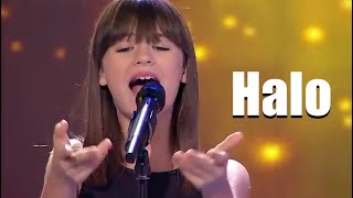 Halo  Beyonce Live Performance by Charlotte Summers on Spanish TV Halo Beyonce [upl. by Christi]