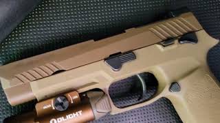 SIG SAUER P320 M17 OLIGHT crtacticaldefense7565 [upl. by Rabush]