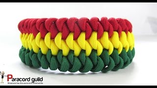 3 color Mated snake knot paracord bracelet [upl. by Imuy496]