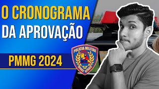 Como Montar o CRONOGRAMA do Sucesso  PMMG 2024 Polícia Militar MG [upl. by Lewiss608]