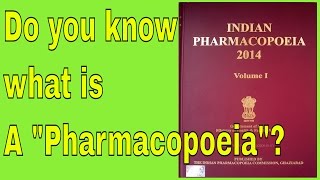 Do You Know what is pharmacopoeia [upl. by Lona700]