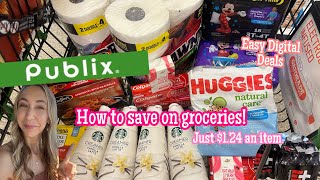 PUBLIX HAUL 710716  EASY GROCERY DEALS  DIGITAL DEALS [upl. by Atnuahc730]