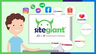 SiteGiant Multichannel Selling Platform  6in1 eCommerce Solution [upl. by Aicilehp395]