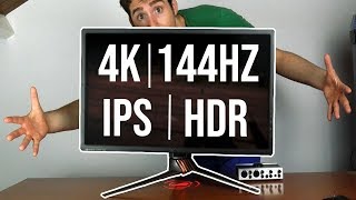 ¡4K 144HZ HDR Este es EL MEJOR monitor gaming del mundo 2018 [upl. by Florin62]