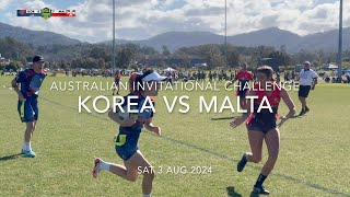 AIC Korea vs Malta  MIXED OPENS [upl. by Neram]