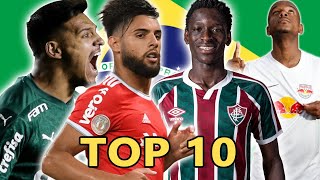 TOP 10 Young Players U21 In Brazil 20212022 HD [upl. by Lartnom]