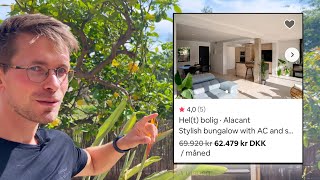 Flytter i den dyreste bolig på AirBnB i Spanien House tour [upl. by Olds]