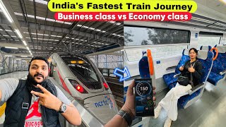 India’s Fastest Rapid Rail Business Class Journey  Ye apne India ka Bullet Train hai  New India [upl. by Gibeon]