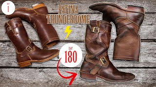 EP41 ⚡Stitchdown Patina Thunderdome⚡ Boot Camp Leather Perspective [upl. by Gredel]