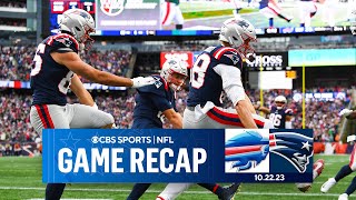 Bills FALL to Bill Belichick and the Patriots in AFC East UPSET  Game Recaps  CBS Sports [upl. by Cinelli]