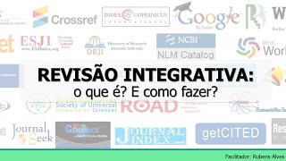 PASSO A PASSO  REVISÃO INTEGRATIVA O que é E como fazer [upl. by Nomar]