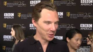 Benedict Cumberbatch Will Watch CBS Elementary [upl. by Tserof]