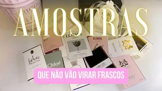 🔴 8 AMOSTRAS QUE NÃO VIRARÃO FRASCO  Decants Que Não Gostei 🙁 [upl. by Chessy251]