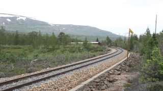 NSB Di4 and CargoNet CD 312 on Nordland line Norway [upl. by Rexfourd]