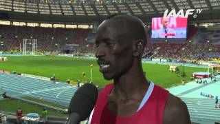 Moscow 2013  Ezekiel KEMBOI KEN  3000m Steeplechase  Final  Gold [upl. by Hadsall325]