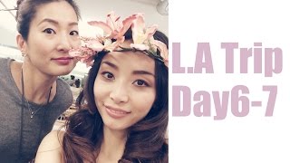 Luvさんのメイク学校でフォトシューティング☆LA Trip Day67☆  201412122 SasakiAsahiVlog [upl. by Edelson]