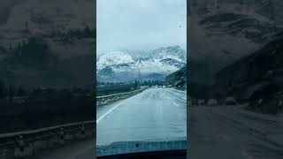 Seeing snowfall for the first time Manali travelwithgenalpha [upl. by Yras]