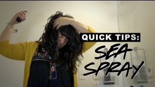 LUSH Quick Tips Sea Spray [upl. by Ettolrahc]