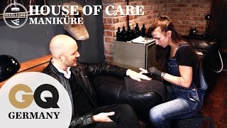 Hand und NagelpflegeRoutine für Männer  House of Care Tutorial  GQ Germany [upl. by Jorin]