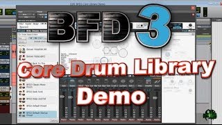 BFD3 Core Drum Library  Demo [upl. by Lachman267]