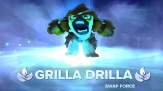 Grilla Drilla Gameplay Preview Skylanders Swap Force [upl. by Adiuqal]