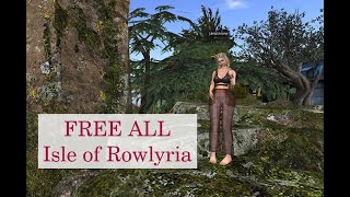 SECOND LIFE  FREE Gifts  Isle of Rowlyria [upl. by Ecirtac]