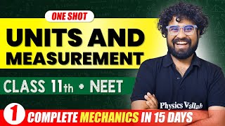 UNITS AND MEASUREMENT  Complete Chapter in One Video  ConceptsPYQs  Class 11 NEET [upl. by Ahsinit678]