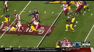 Dravon AskewHenry West Virginia DB 6 vs Oklahoma 2018 [upl. by Cheslie]