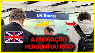 COMO FOI PASSAR NA IMIGRAÇÃO  LONDRES 20232024 [upl. by Kcaj]