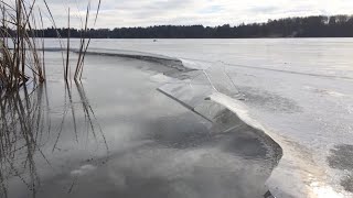 Frozen Lake Sounds Like Star Wars [upl. by Ramburt]