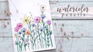 How To Use Watercolor Pencils for Beginners [upl. by Meisel]