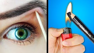 16 TRUCOS INCREÍBLES DE MAQUILLAJE QUE DEBERÍAS SABER [upl. by Elocel]