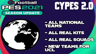 PES 2021 National Teams Option File Tutorial CYPES 20 PS4PC [upl. by Labors260]