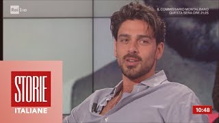 Michele Morrone il bello del cinema e della tv  Storie italiane 29042019 [upl. by Krebs]