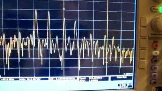 15 Ham radio Bandscope panadapter using Tek MDO4000 as a spectrum analyzer [upl. by Esinaj113]