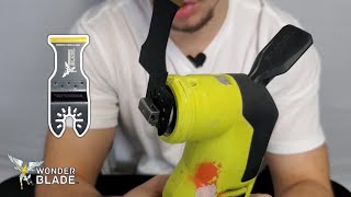 How to ChangeAttach Multi Tool Blade Ryobi Oscillating Tool  WonderBlade™ [upl. by Bellaude701]